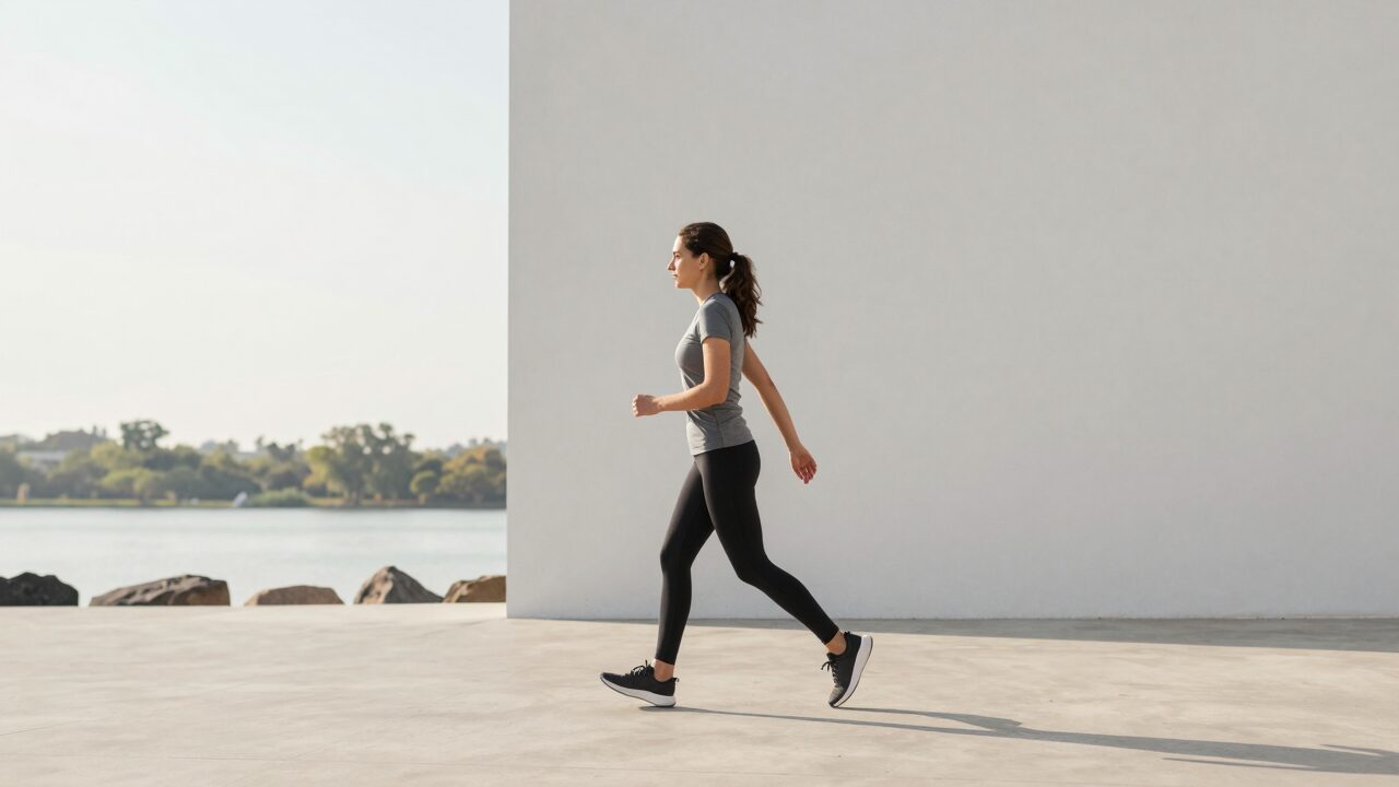 파워워킹을(를) 하는 사람의 모습을 담은 다이어트 운동 이미지