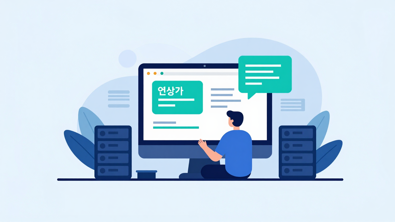 연산자 개념을 시각화한 Go 프로그래밍 일러스트